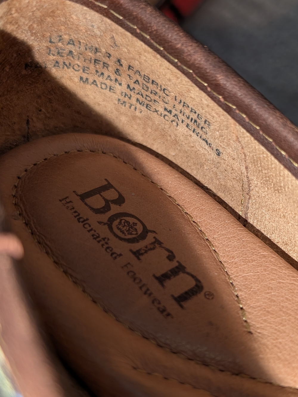 Born Southwestern/Aztec/Geometric Slip On Dress Shoes - Picture 7 of 7